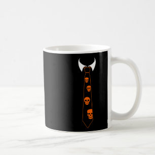 Halloween Necktie Skeleton Halloween-Kostüm Kaffeetasse
