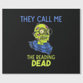 Halloween nennt man mich Reading Geschenkpapier (Flach)
