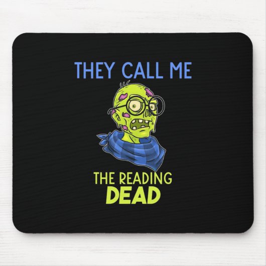 Halloween nennt man mich Reading Mousepad (Vorne)