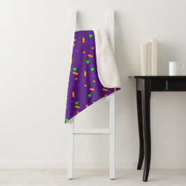 Halloween Neon Confetti Sprinkles Sherpadecke