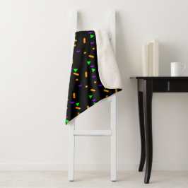 Halloween Neon Confetti Sprinkles Sherpadecke