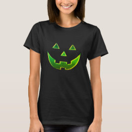 Halloween-Neon-Kürbislaterne-Kürbis T-Shirt
