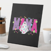 Halloween Neon Mama Mini Sockelschild (In Situ)