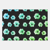 Halloween Neon Pink und Green Glows Skulls Wra Geschenkpapier Set (Vorderseite 2)