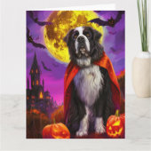 Halloween Neufundland Vampire Pumpkins Beängstigen Karte (Vorderseite)