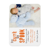 Halloween New Baby Boy zu Niedlich, um Foto zu spr Magnet (Vertikal)