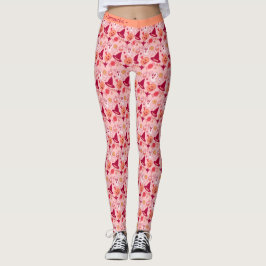 Halloween nicht so Beängstigend Name Pastel Pink H Leggings