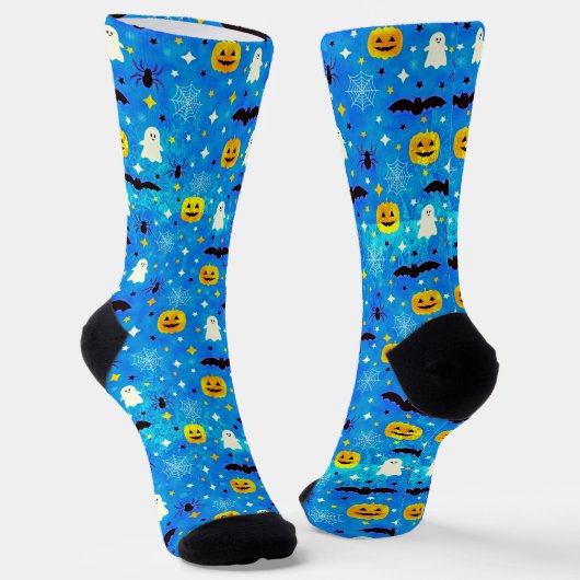 Halloween nicht so Spookies Socken (Gewinkelt)
