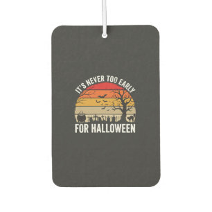 Halloween Nie Zu Früh Vintage Sonnenuntergang Autolufterfrischer