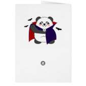 Halloween Niedlich Baby Panda Dracula Vampire (Hinten)
