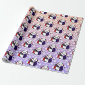 Halloween Niedlich Baby Panda Dracula Vampire Geschenkpapier (Ungerollt)