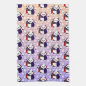 Halloween Niedlich Baby Panda Dracula Vampire Geschirrtuch (Vertikal)