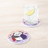 Halloween Niedlich Baby Panda Dracula Vampire Getränkeuntersetzer (Seite)