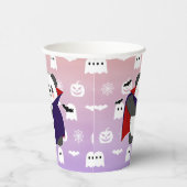 Halloween Niedlich Baby Panda Dracula Vampire Pappbecher (Rechts)