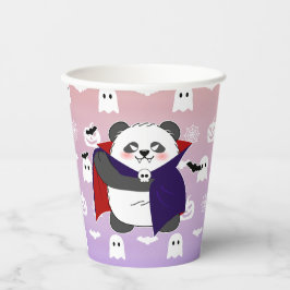 Halloween Niedlich Baby Panda Dracula Vampire Pappbecher