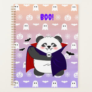 Halloween Niedlich Baby Panda Dracula Vampire Planer
