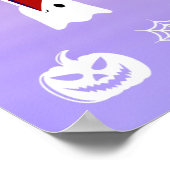 Halloween Niedlich Baby Panda Dracula Vampire Poster (Ecke)