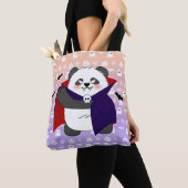 Halloween Niedlich Baby Panda Dracula Vampire Tasche (Von Nahem)