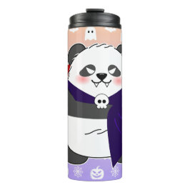 Halloween Niedlich Baby Panda Dracula Vampire Thermosbecher