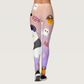 Halloween Niedlich Baby Panda Trick oder Treat Leggings (Rückseite)