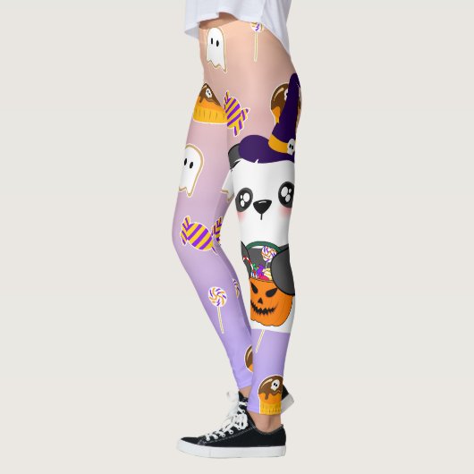 Halloween Niedlich Baby Panda Trick oder Treat Leggings (Links)