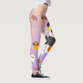 Halloween Niedlich Baby Panda Trick oder Treat Leggings (Rechts)