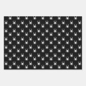 Halloween Niedlich Black Spider Geschenkpapier Set (Vorderseite)