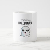 Halloween Niedlich Boo Newborn Baby Girl First Hal Jumbo-Tasse (Vorderseite)