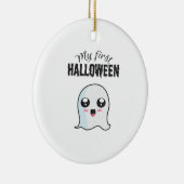 Halloween Niedlich Boo Newborn Baby Girl First Hal Keramik Ornament (Rechts)