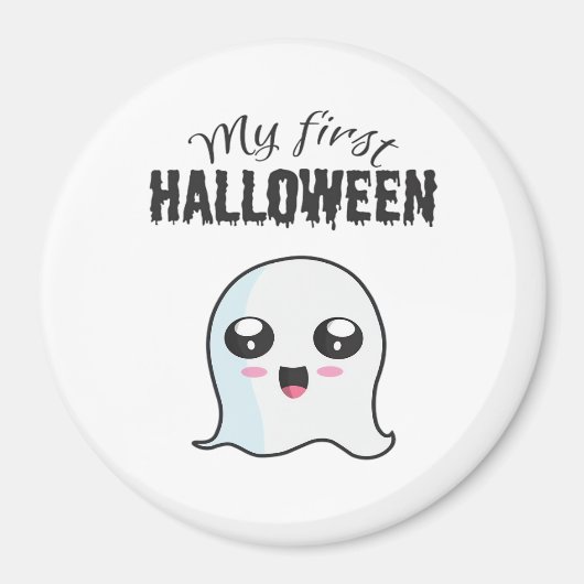 Halloween Niedlich Boo Newborn Baby Girl First Hal Magnet (Vorne)