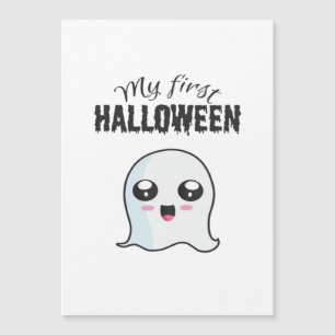 Halloween Niedlich Boo Newborn Baby Girl First Hal Magnetkarte