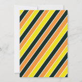 Halloween Niedlich Candy Corn Trick oder Treat Fun Einladung (Rückseite)