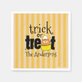 Halloween Niedlich Candy Mais Whimsical Funny Serviette (Vorderseite)