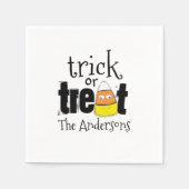 Halloween Niedlich Candy Mais Whimsical Funny Serviette (Vorderseite)