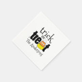 Halloween Niedlich Candy Mais Whimsical Funny Serviette (Ecke)