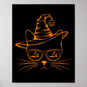 Halloween Niedlich Cat Comma La Kamala Harris Nied Poster