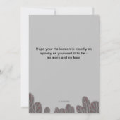 Halloween Niedlich Cat & Jack-o’-Laternenkürbis (Rückseite)