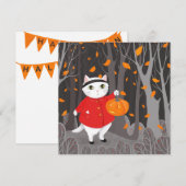 Halloween Niedlich Cat & Jack-o’-Laternenkürbis (Vorne/Hinten)