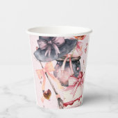 Halloween niedlich Coquette Geburtstagsparty Pappbecher (Rückseite)