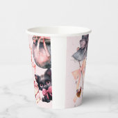 Halloween niedlich Coquette Geburtstagsparty Pappbecher (Links)