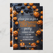 Halloween Niedlich Costume Party Einladung (Vorne/Hinten)