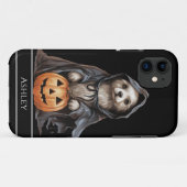 Halloween Niedlich Dog Ghost Personalisiert Case-Mate iPhone Hülle (Rückseite (Horizontal))