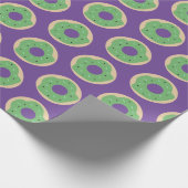 Halloween Niedlich Donuts Sprinkles Mattiert Geschenkpapier (Ecke)
