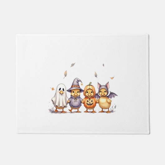 Halloween Niedlich Ducklings Kostüm Fußmatte (Vorderseite)