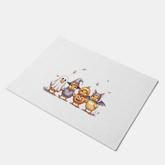Halloween Niedlich Ducklings Kostüm Fußmatte (Schrägansicht)