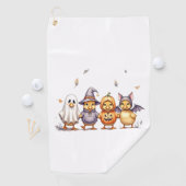 Halloween Niedlich Ducklings Kostüm Golfhandtuch (Insitu)