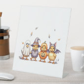 Halloween Niedlich Ducklings Kostüm Sockelschild (In Situ)