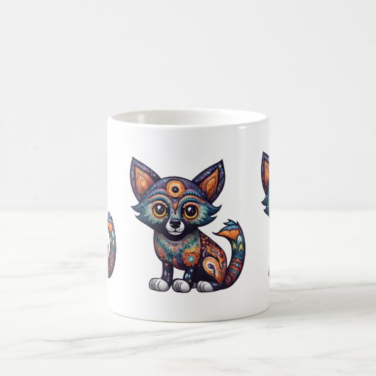 Halloween Niedlich Fox Kaffeetasse (Mittel)