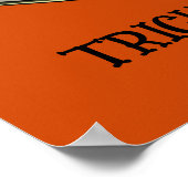 Halloween Niedlich Funny Whimsical Skull Poster (Ecke)