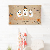 Halloween Niedlich Ghost Baby Dusche Banner (Insitu)
